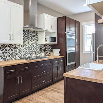 Classy Galley Kitchen Remodel