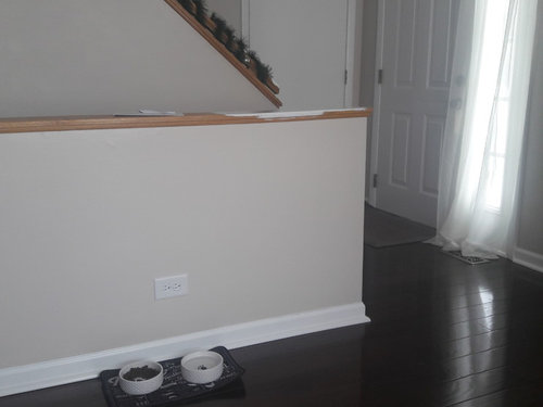 Wood Cap Half Wall To Paint Or Stain - How To Cap A Half Wall