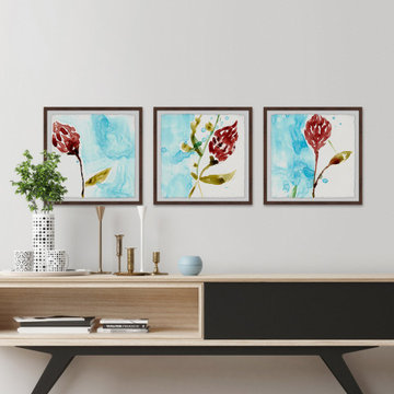 The Flower Buds Triptych