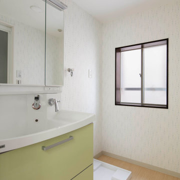 洗面所「光と風のリノベーション住宅」：東京都北区