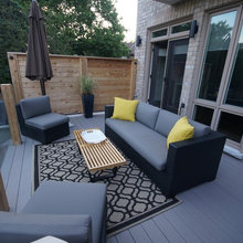 Privacy rails deck