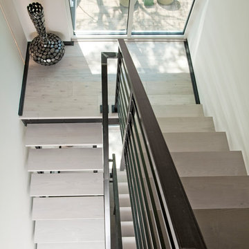 Open Three Story Staircase