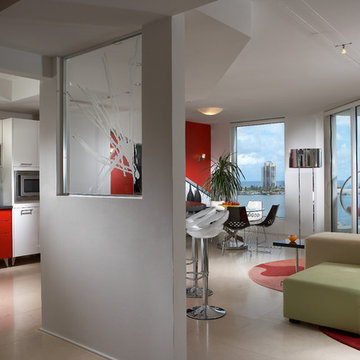 By J Design Group – Living room – Family room - Miami Interior Designers – Moder