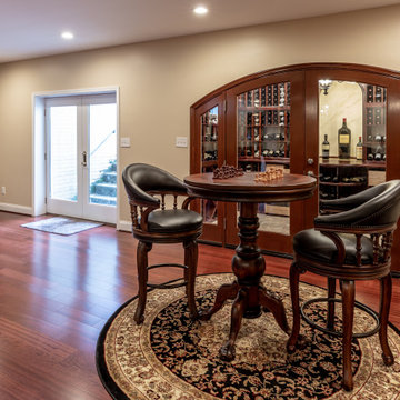 Amazing Basement Remodel, with Irresistible Wine Cellar in Ashburn VA