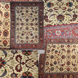 Vintage Persian Isfahan rug - Floor Rugs