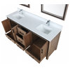 72" Double Sink Bathroom Vanity, Rustic Barnwood, Base Cabinet With Matching Mirror No Top