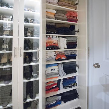 Small Room Transforms Into Her Master Walk In Closet