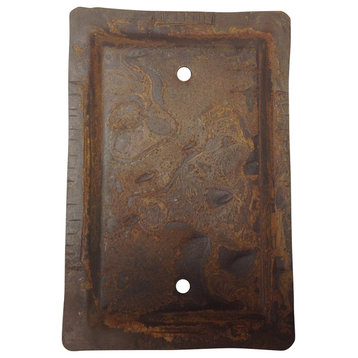 Rustic Tin Switch Plates/Switchplates/Outlet Covers/Plate Covers, Rounded Corner