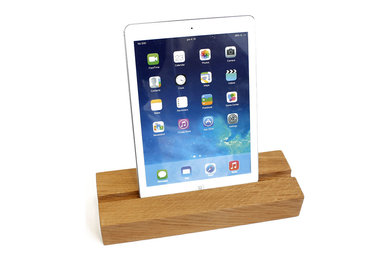 Dock iPad, accessoire en bois massif pour votre tablette