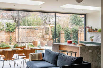Inspiration for a contemporary kitchen in London.