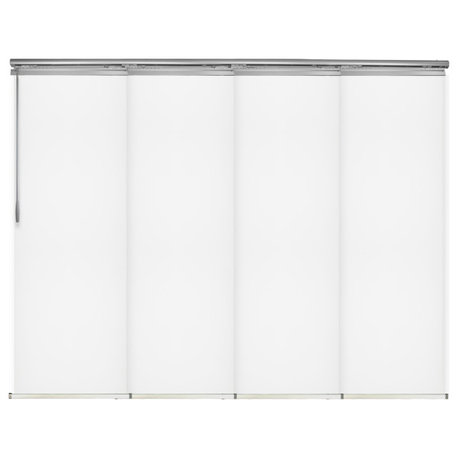 Archard 4-Panel Track Extendable Vertical Blinds 48-88"W