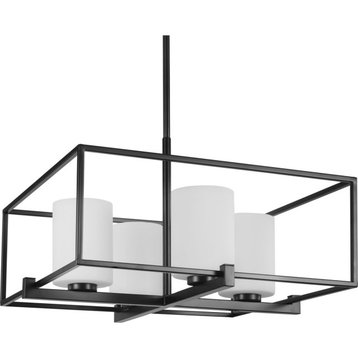 Chadwick Collection 4-Light Black Chandelier