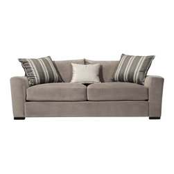 Carlin Microfiber Sofa - Sofas