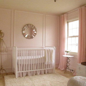 Simple Feminine Nursery Remodel