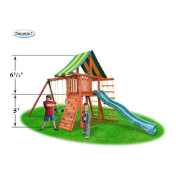 Dreamscape 1 Cedar Swingset - Kids Toys And Games