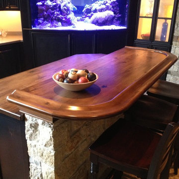 Custom Alder wood Bar