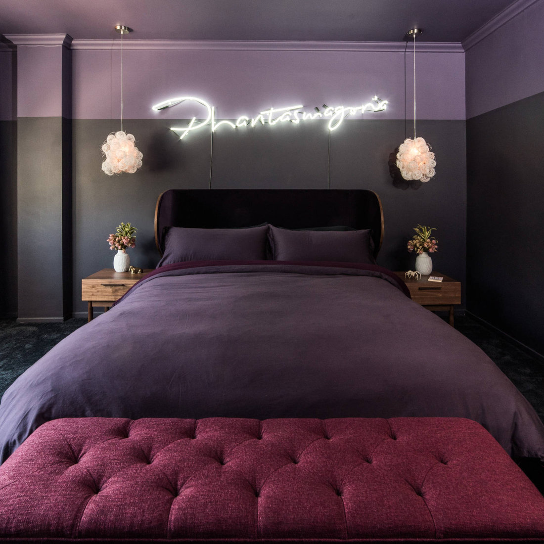 Beaming Bibliophile Bedroom