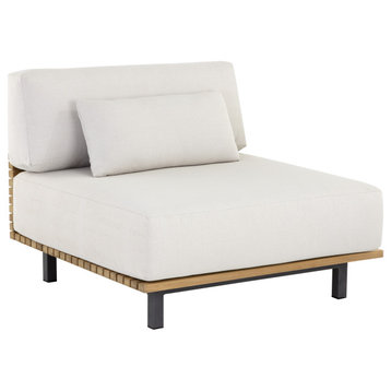 Geneve Modular Armless Chair Palazzo Cream