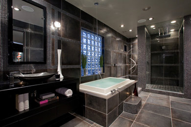 Inspiration for a contemporary bathroom remodel in Phoenix