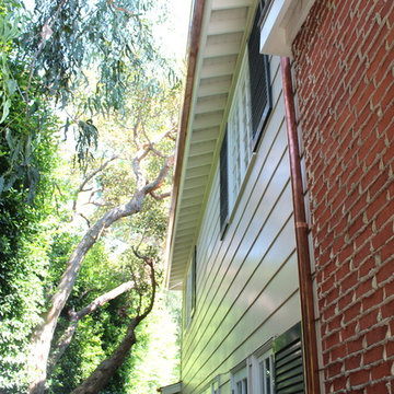 Seamless Copper Rain Gutters in Los Angeles