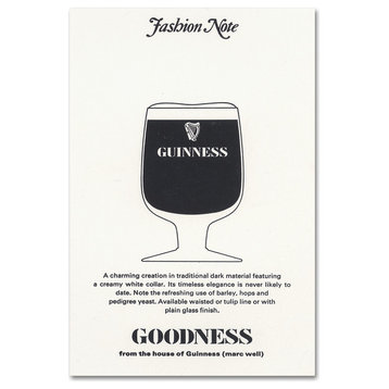 Guinness Brewery 'Goodness' Canvas Art, 22"x32"