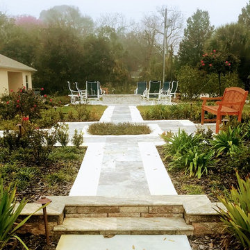 Travertine Walkway