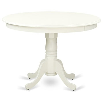 Hartland Table 42" Diameter Round Table, Linen White Finish
