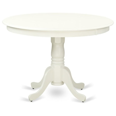 Hartland Table 42" Diameter Round Table, Linen White Finish