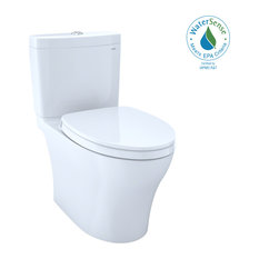 Toto Aquia IV Washlet 2P Elong 2-Flush 1.28 and 0.8GPF Toilet, Cotton White