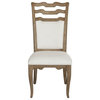 Bellevue HMIF23830 Maggie 20"W Polyester Side Chair - Natural Wood