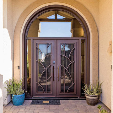 Art Deco Iron Entry Door