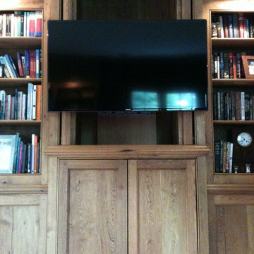 Large television in a small space