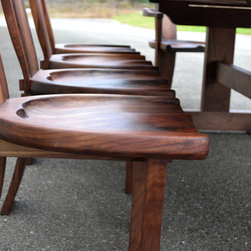 Live Edge Walnut Dining Set - Dining Sets