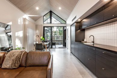 Inspiration for a contemporary home design in Perth.