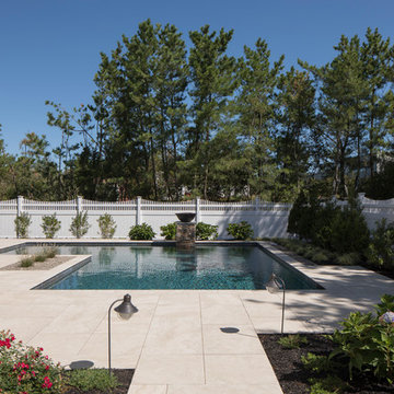 Contemporary Pool and Hardscape