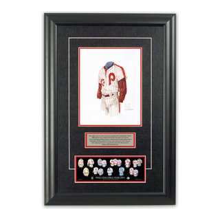 MLB Philadelphia Phillies 1980 uniform original art – Heritage Sports Art