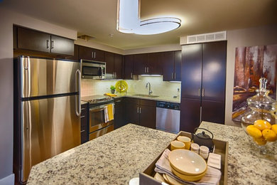 Example of a trendy kitchen design in Philadelphia
