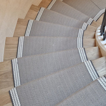 Luxury Carpet Flooring on Stairs by Kudos Interior Designs
