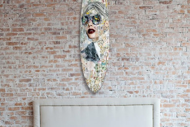 Katy Hirschfeld - Galaxy Surfboard