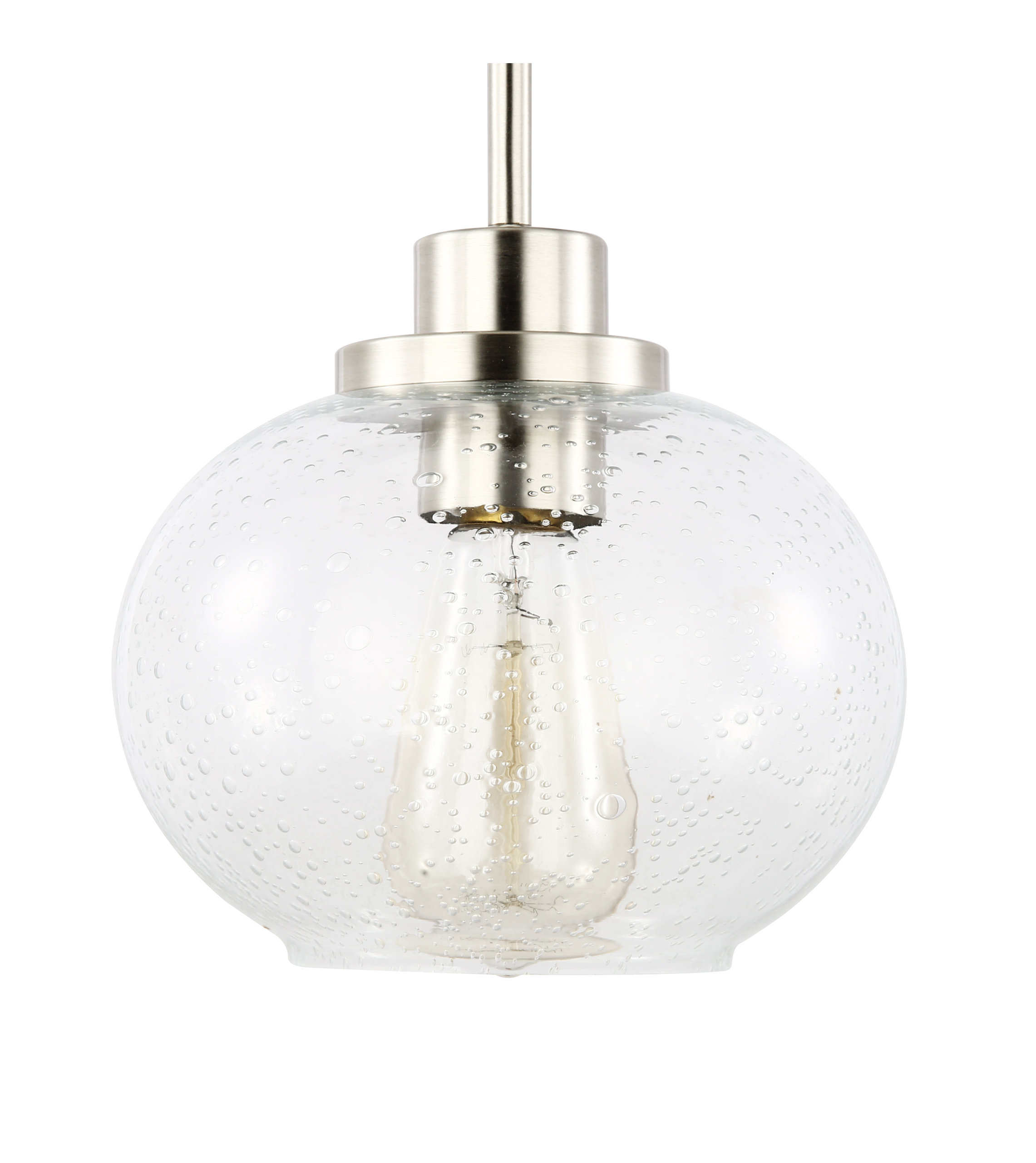 Comstock Seeded Glass Pendant Light