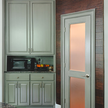 Painted Oak Gray Kitchen