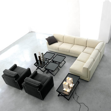 Little Sectional and Armchairs