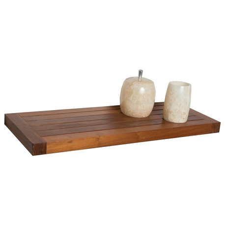 The Original 24" Moa™ Teak Flat Wall Shelf