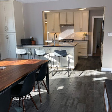 Project 3309-1 Transitional Contemporary Kitchen + Dining Room Remodel Armatage