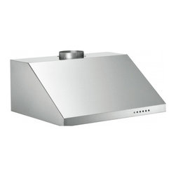 Bertazzoni 24" Professional Series Wall Mount Hood, Stainless Steel | KU24PRO1X - Range Hoods And Vents