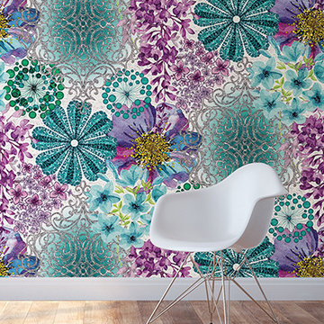 Marisol Grasscloth Mural