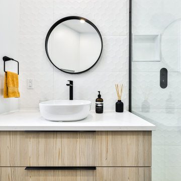 Rénovation de cuisine et de salle de bain modernes - Van Horne