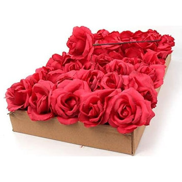 Exquisite Silk Rose Picks - Set of 50 - Romantic 8" Stems, Beauty