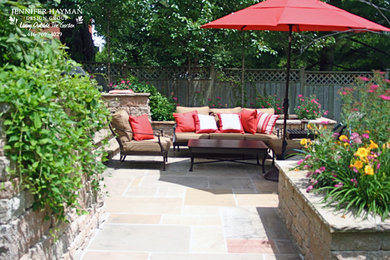 Stone pathways and patios