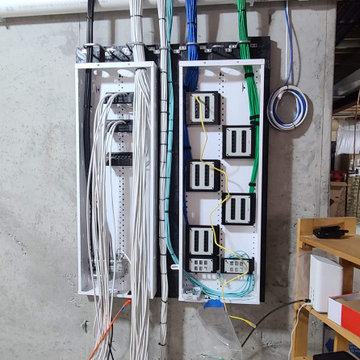 Media panel or DAVE panel (Digital Audio Video Ethernet)